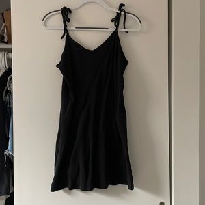 American eagle shoulder tie shift dress